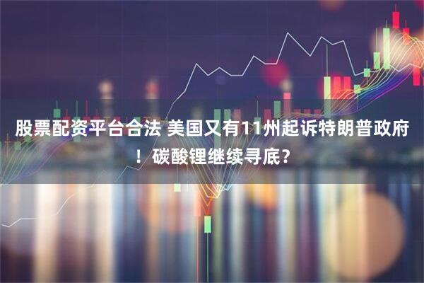 股票配资平台合法 美国又有11州起诉特朗普政府！碳酸锂继续寻底？